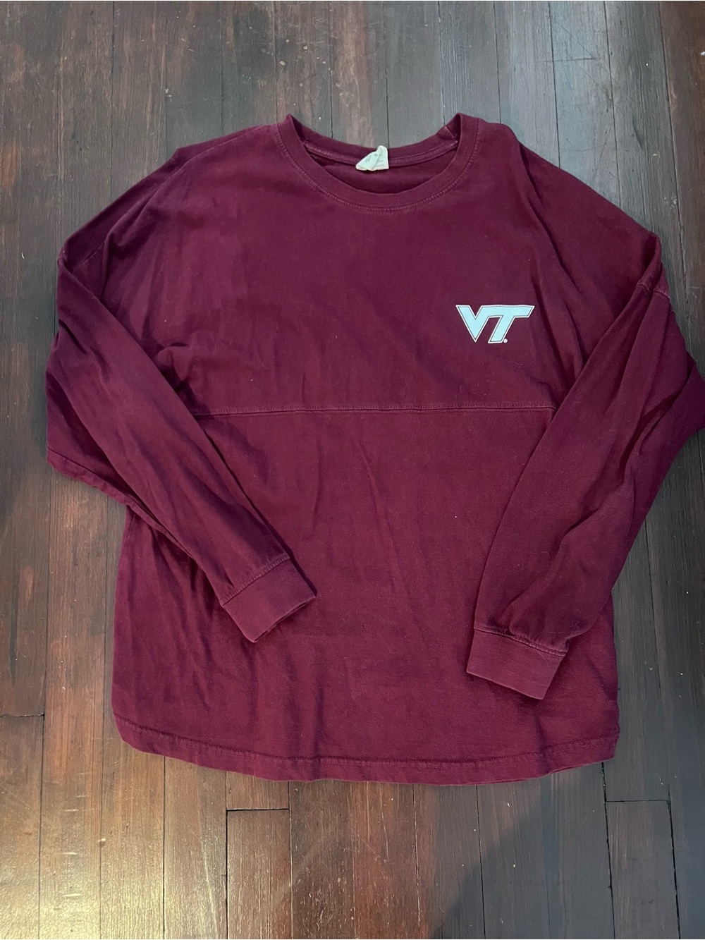 Virginia Tech Maroon oversized spirit Jersey